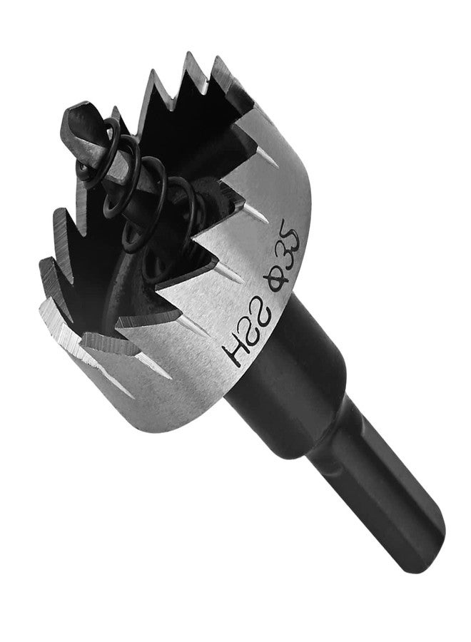 UPTODATETOOLS منشار ثقب من الفولاذ عالي السرعة من UPTODATETOOLS بقطر 32 مم، مثقاب من الفولاذ عالي السرعة بقطر 1.3 بوصة، منشار ثقب للمعادن، مثقاب من الفولاذ عالي السرعة، قاطع مثقاب لقطع الثقوب في الفولاذ المقاوم للصدأ والألومنيوم والخشب - Image 2